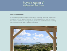 Tablet Screenshot of buyersagentvi.com